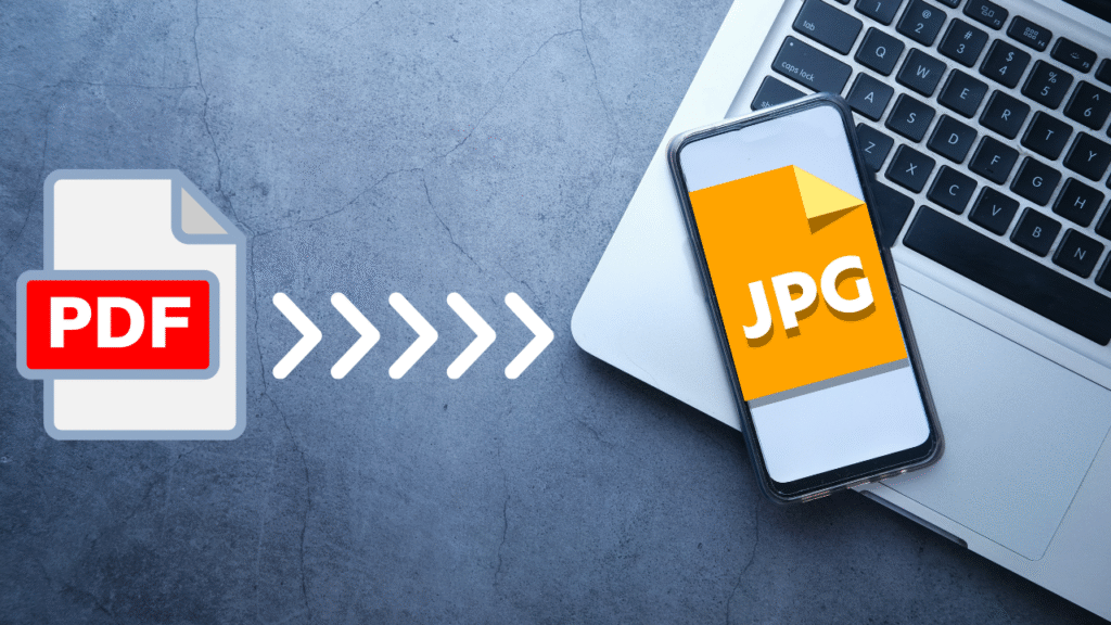 Convert PDF to JPG online on a computer